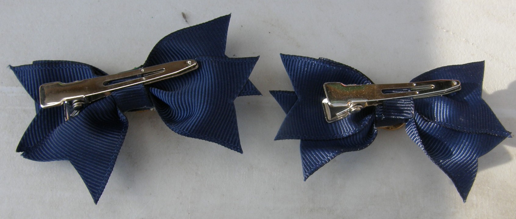 Bridle Path Bows Baby Bows Hair Bow Hair Clips Horse Show Bows Childrens Hair Ribbons Hair Barrettes Navy