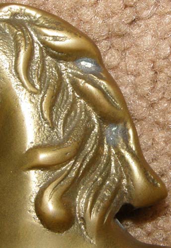 Vintage Leonard Solid Brass Standing Unicorn Figurine