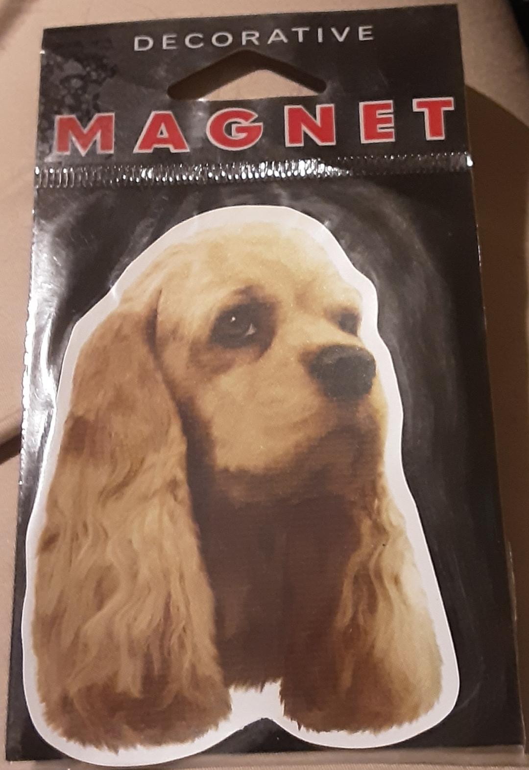 Cocker Spaniel Car Fridge Magnet Dog Refrigerator Magnet