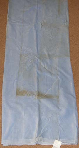 Light Blue Corduroy Fabric Cotton/Poly Dress Material Remnant