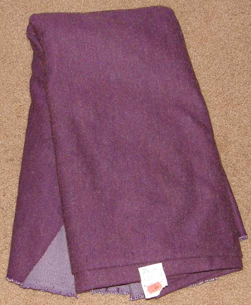 Purple Polyester Fabric Poly Dress Material Remnant