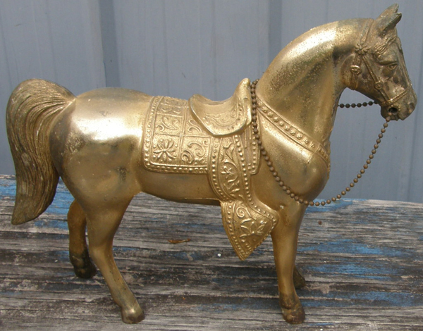 Vintage Metal Breyer Western Horse Copy Chain Reins 10"