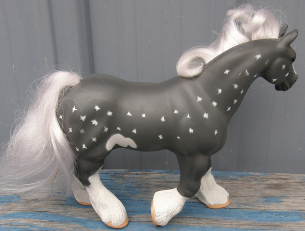 Vintage Grand Champions Star Dapple Grey Draft Mare Aurora Grand Champions Horse