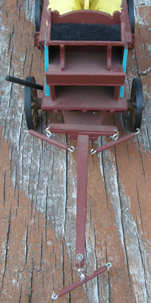 Custom Made Beer Wagon 4 Wheel Wagon Breyer Little Bits/Paddock Pals Safari Size