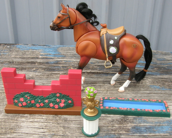 Vintage Grand Champions Triple Action Stallion Jumping Hunter Champion Bay Sir Gallahad Jumps Trophy English Saddle Bridle