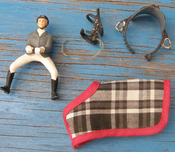 Schleich English Rider Doll English Saddle Bridle Stable Blanket
