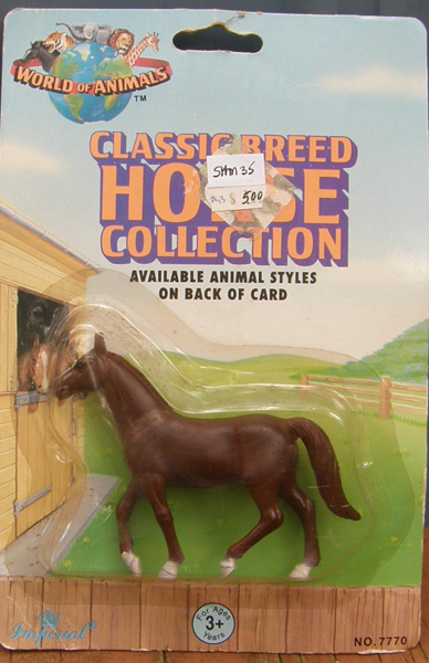 Imperial World of Animals Classic Breed Horse Collection Brown Horse #7770