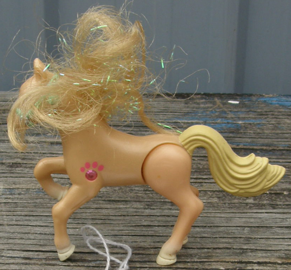 Vintage Kenner LPS Littlest Pet Shop Horse Palomino Posable