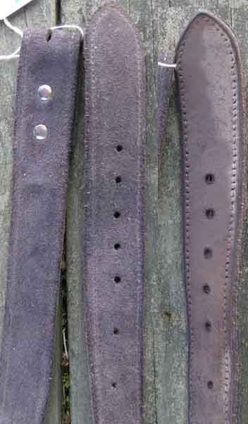 Suede Leather Belt Western Belt no Buckle