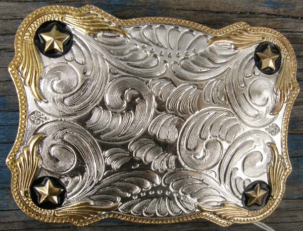 Western Belt Buckle Silver Belt Buckle Horse