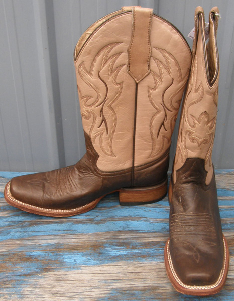 Circle G Ladies Basic Western Boots Cowboy Boots Cowgirl Boots Tobacco/Cognac Ladies 8 1/2M