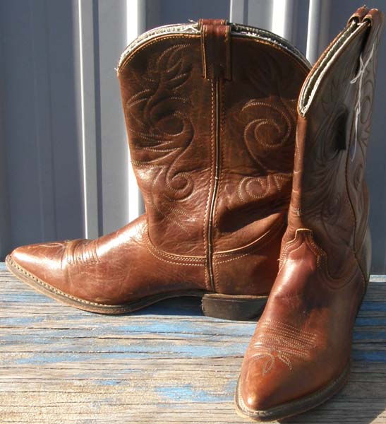 Dingo Western Boots Cowboy Boots Cowgirl Boots Brown Ladies 81/2-9