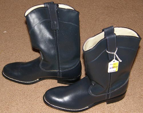Bronco Western Boots Cowboy Boots Navy Ladies 7M