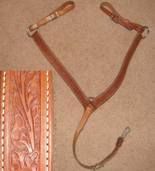 Orlov Hill Used Western Breast Collar - Barrel, Pleasure, Trail, Roping Tack (Model 5002SL05YT)