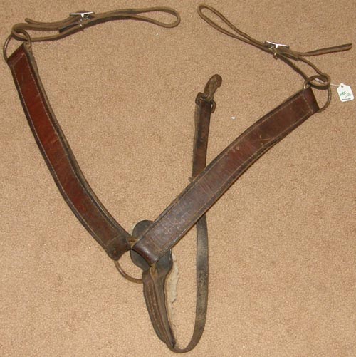 453 - Collier de chasse Western Blanc