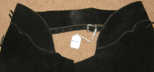 Western Show Chaps Silver Conchos Western Chaps Fringe Shotgun Chaps Black L Youth/S Adult