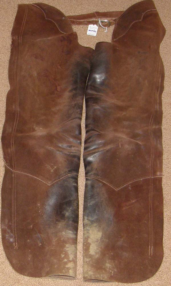 Barnstable Riding Schooling Chaps English Chaps No Fringe Boot Cut Western Chaps Childs 14 Brown