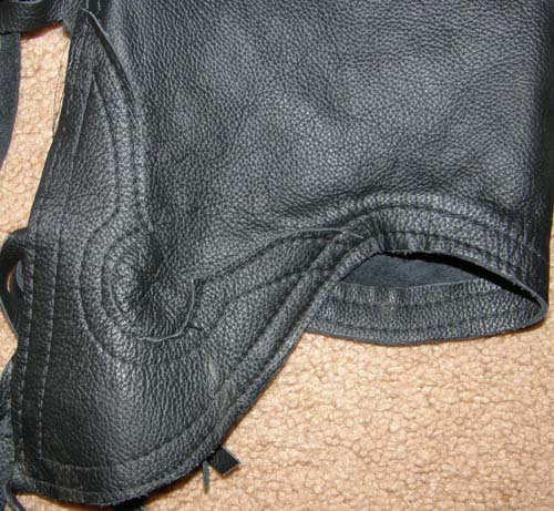 Smoothie Western Show Chaps Equitation Chaps Smooth Leather Western Chaps with Fringe Silver Concho Black M/L Adult