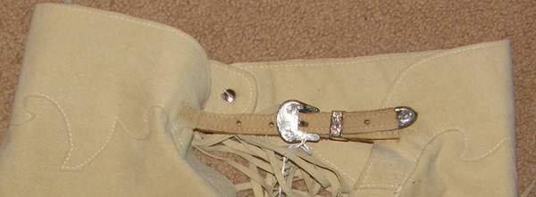 Ultra Suede Western Show Chaps with Fringe Equitation Chaps Western Chaps M Adult Sand