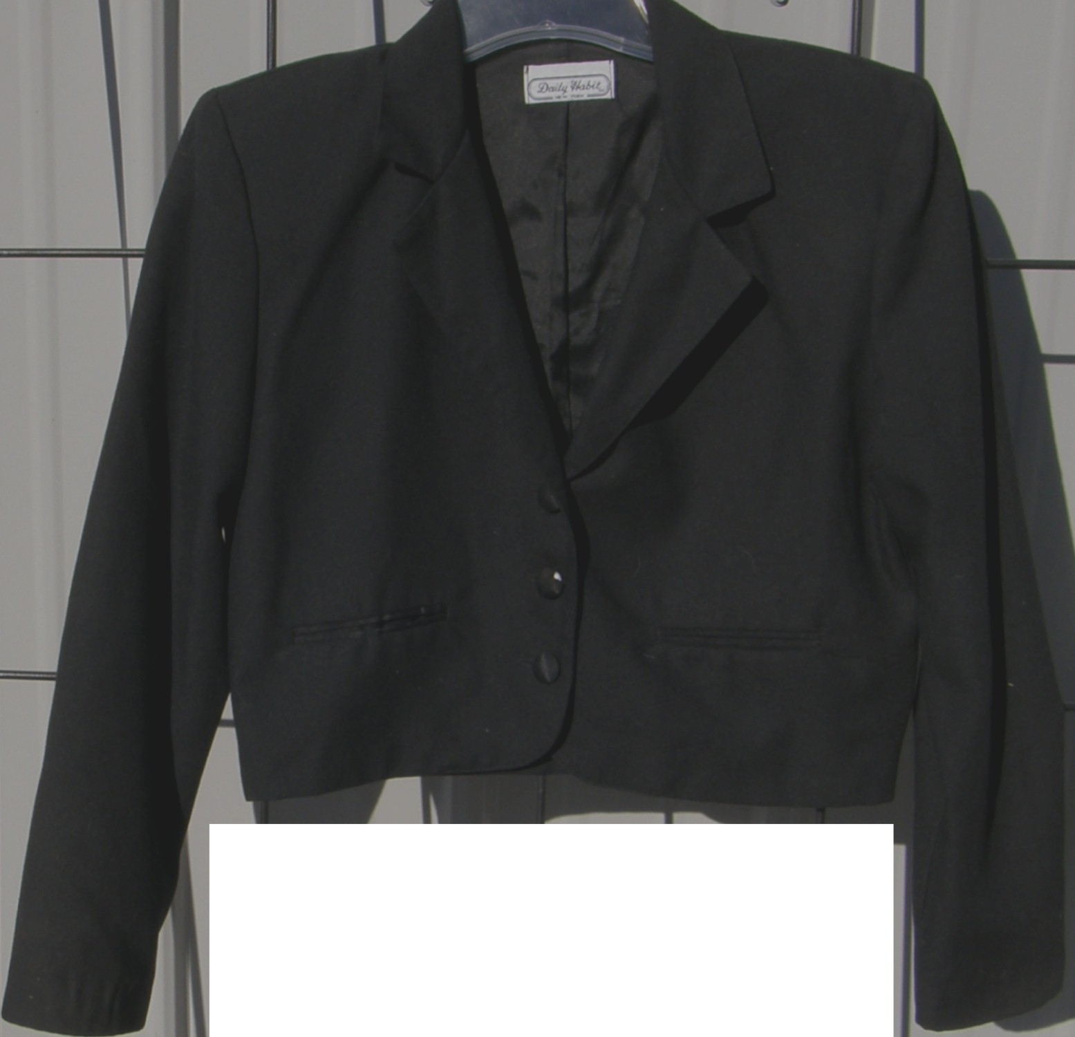 Daily Habit Short Halter Jacket Western Show Jacket Showmanship Jacket Rail Jacket Black Ladies 5