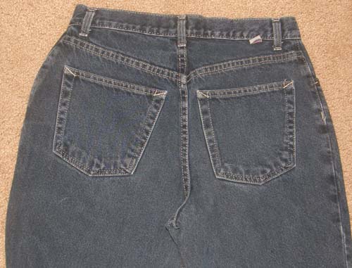 Route 66 Ladies 5/6 Straight Leg Jeans Black Denim Jeans