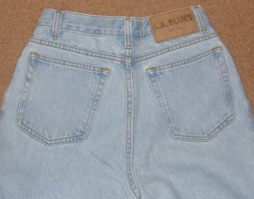L.A. Blues Ladies 4 Straight Leg Jeans Denim Jeans