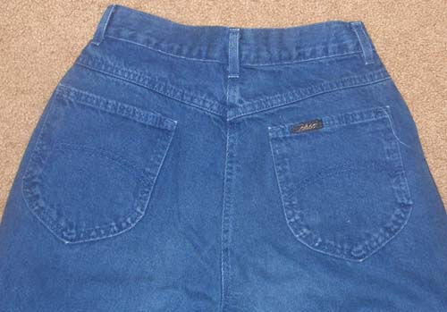 Chic Gold Ladies 6 Petite Straight Leg Jeans Denim Jeans