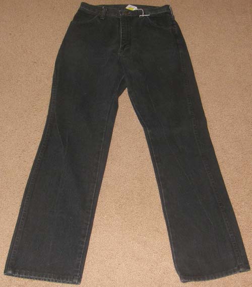 Wrangler Ladies11 Straight Leg Jeans Black Denim Jeans