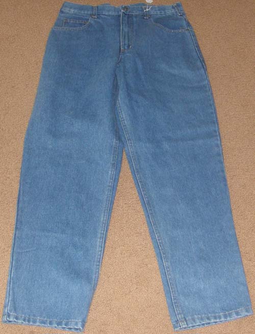 Todays News Mens 32x32 Straight Leg Jeans Denim Jeans