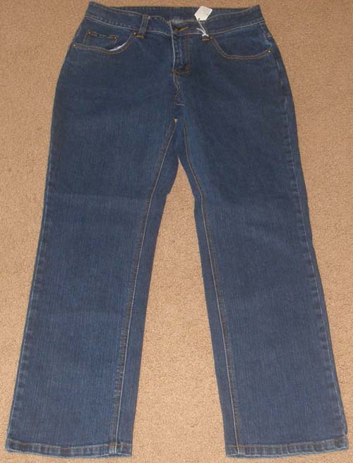 Riders Ladies 10 Petite Stretch Jeans Straight Leg Jeans Denim Jeans