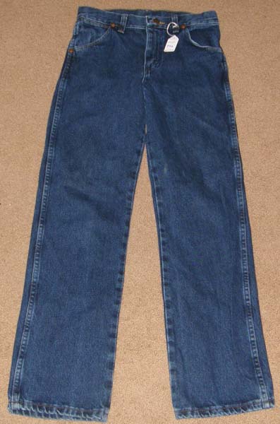 Wrangler Original Boy's ProRodeo Jeans 13MWBDI Five Pocket Childrens Straight Leg Boot Leg Jeans Adjust-A-Fit Denim Jeans Boys 12 Regular