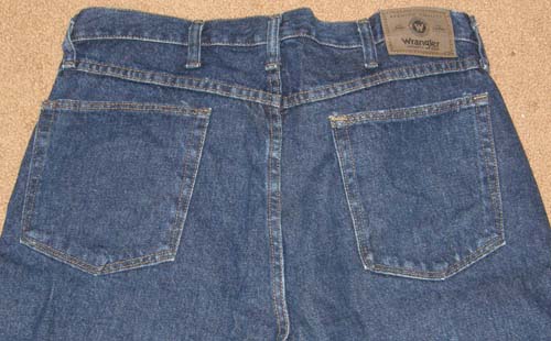 Wrangler Hero Comfort Jeans 5 Pocket Blue Denim Jeans Mens 36x30