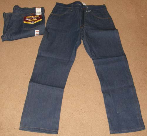 Rustler Regular Fit Boot Jeans 4 Pocket Blue Denim Jeans Mens 36x30