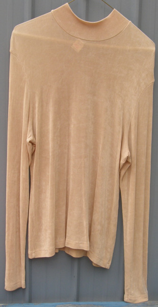 Hobby Horse Basic Western Show Shirt Slinky Top Sand Tan Ladies XL