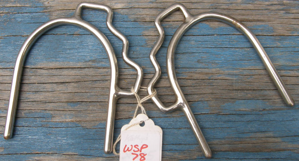 Slip On Bumper Spurs English Western Barrel Racing Spurs Sidewinder Spurs