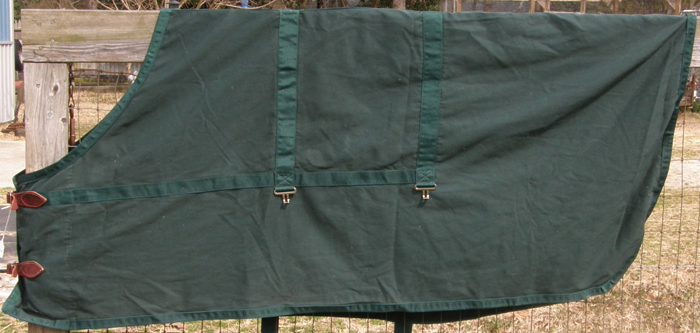 74” OF Cotton Stable Sheet Hunter Green