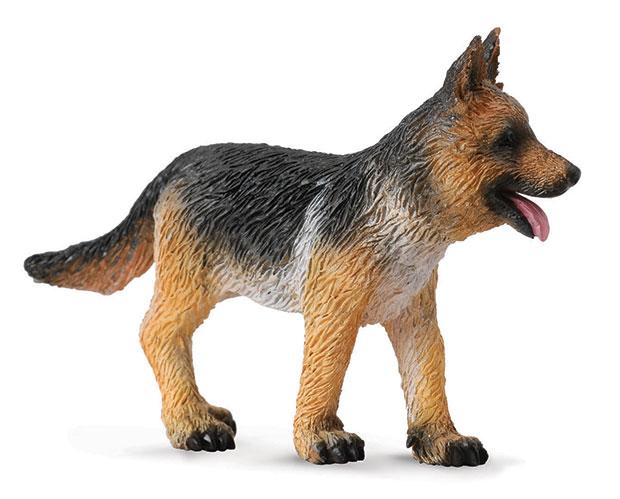 #88553 Breyer CollectA German Shepherd Puppy Dog GSD