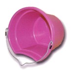 KD Equestrian 18 Quart Flat Back Bucket Feed Bucket Water Bucket KD 120-E