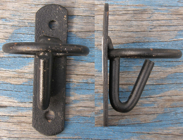 Wall Mount Bucket Holder Bucket Bracket Bucket Hook Gate Latch Black