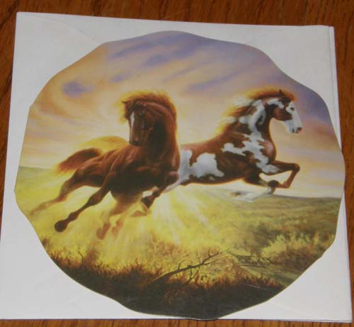 Birthday Card Leanin' Tree Select Greeting Card Paint Horse Pinto Mustang Chuck DeHaan