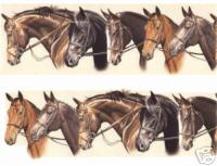 Portraits of Beauty English Horse Heads Gift Wrap Horse Wrapping Paper