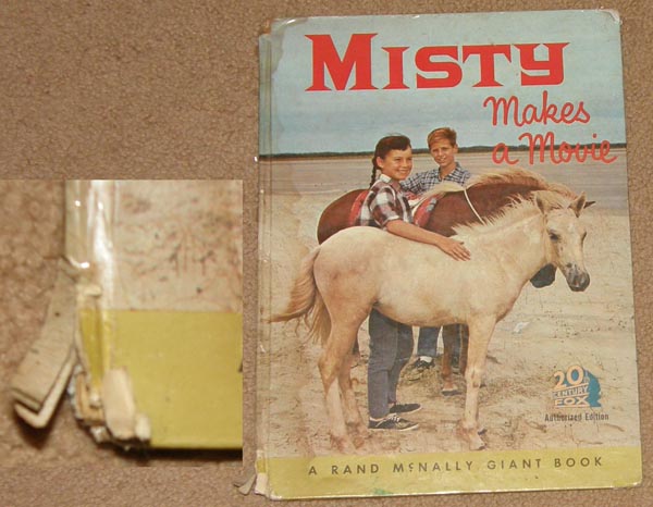 Vintage Misty Makes A Movie Marguerite Henry's Misty Of Chincoteague Pony Movie Giant Picture Book