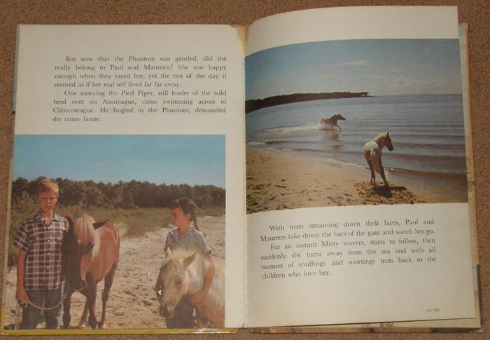 Vintage Misty Makes A Movie Marguerite Henry's Misty Of Chincoteague Pony Movie Giant Picture Book