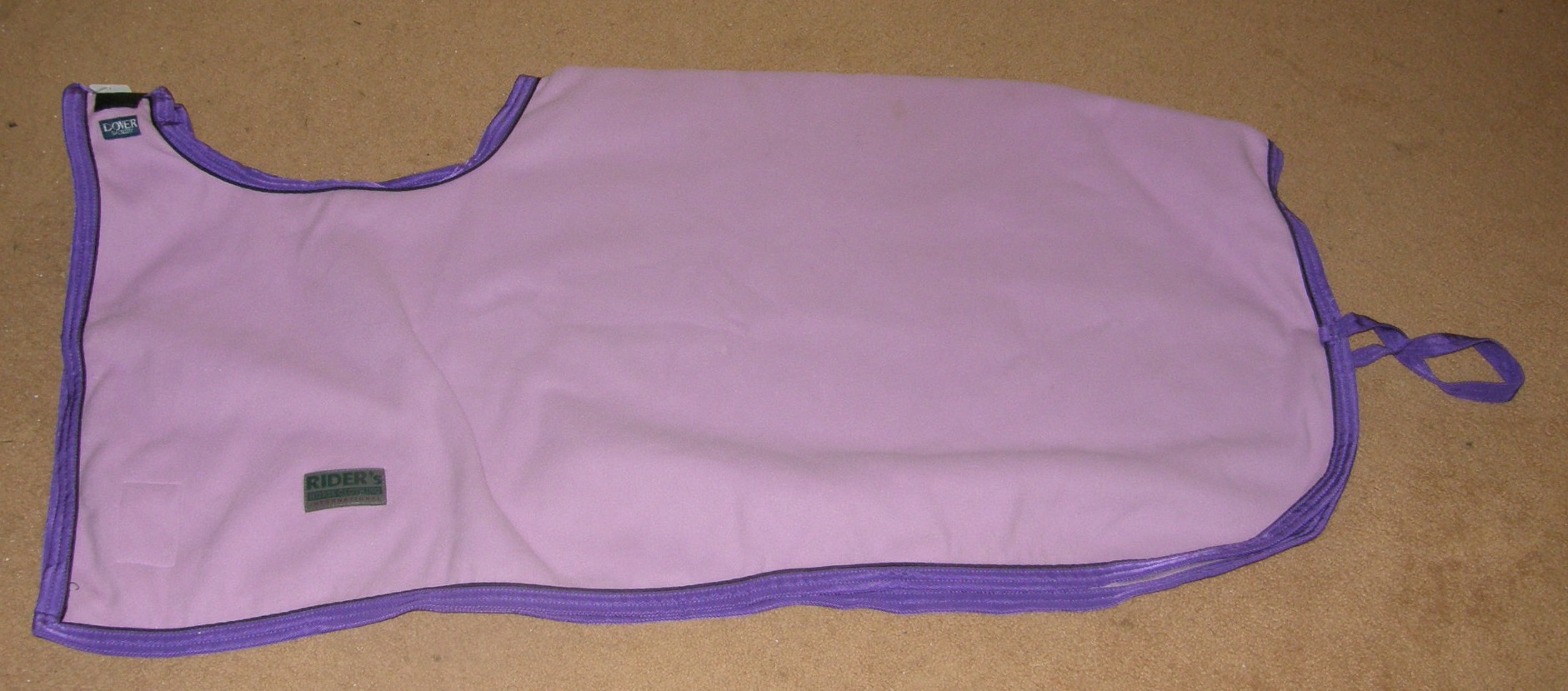 Dover Riders Polar Fleece Wrap Around Quarter Sheet Exercise Sheet Exercise Rug Horse Pink/Purple