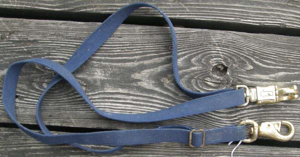 Adjustable Cotton Web Cross Tie Cross Ties Trailer Ties Navy Blue