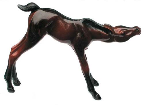 Vintage Hartland Bay Thoroughbred Suckling Foal #673