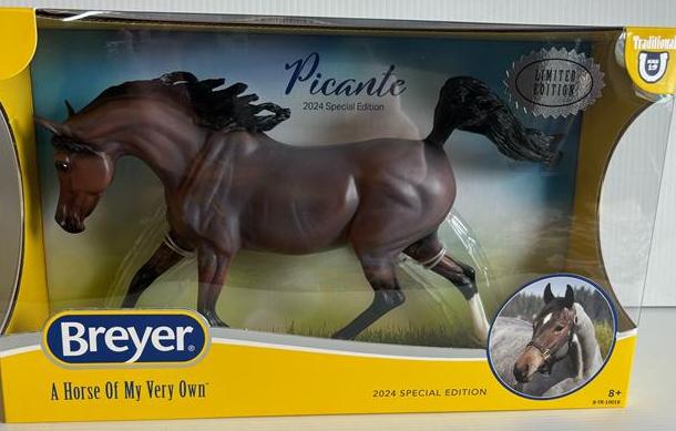 Breyer #B-TR-10018 Picante Bay Roan Weather Girl Spring Brick & Mortar Store Special Run 2024