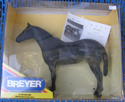 #1195 Quo Vadis AQHA Magnificent Mare Series Limited Edition Black Lady Phase