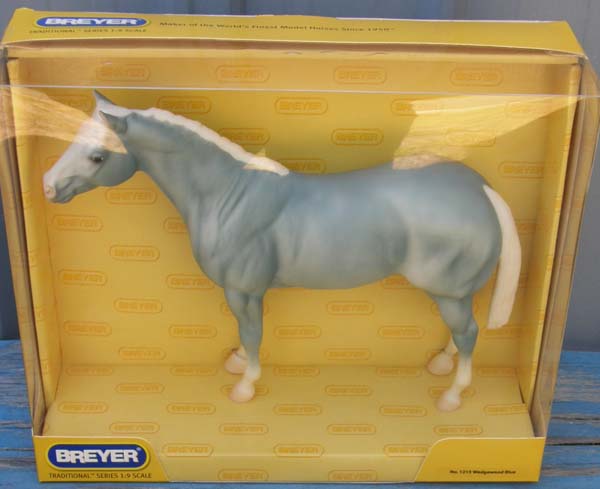Breyer #1215 Wedgewood Blue Lady Phase Treasure Hunt Stock Horse Short Tail Version Decorator 2006