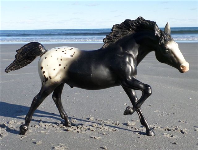 Breyer #127 Black Blanket Appaloosa Running Stallion App Running Stallion